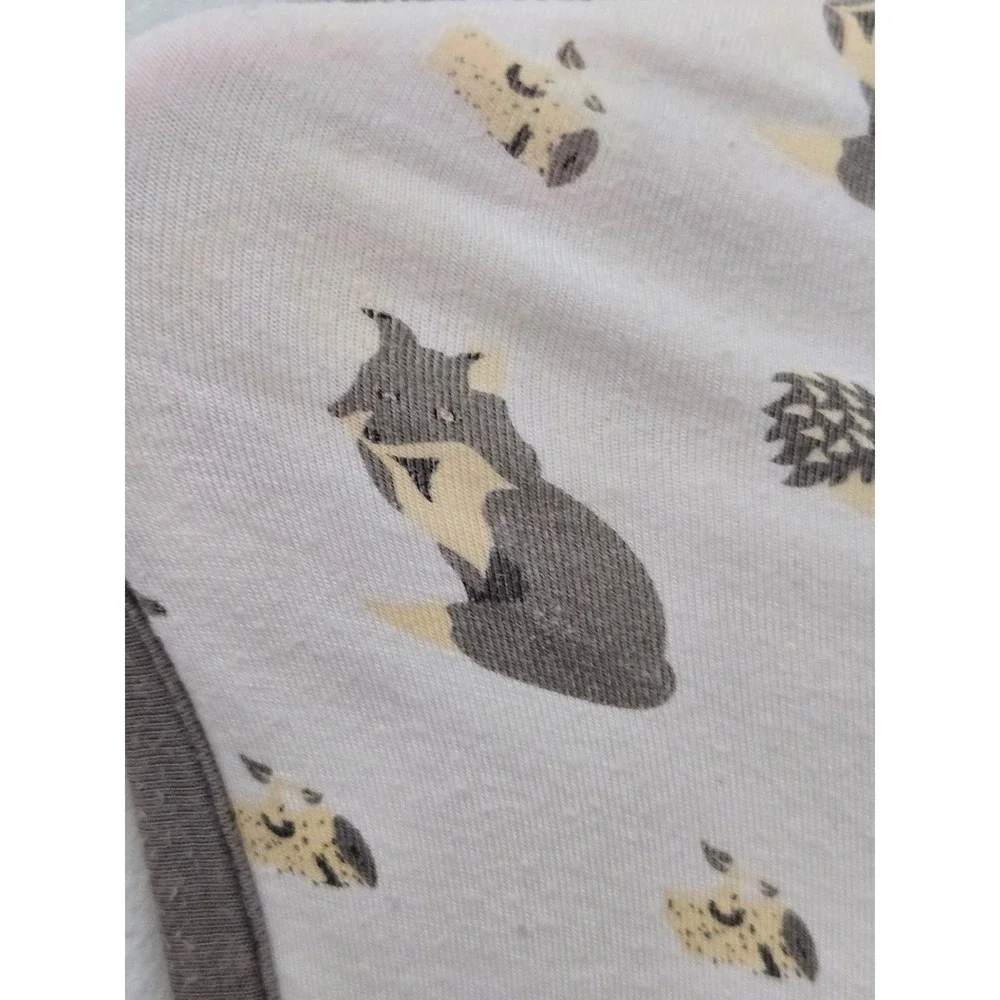 KYTE Baby HTF Sleep Sack Swaddle Wearable‎ Blanket Fox Hedgehog Print Sleeveless